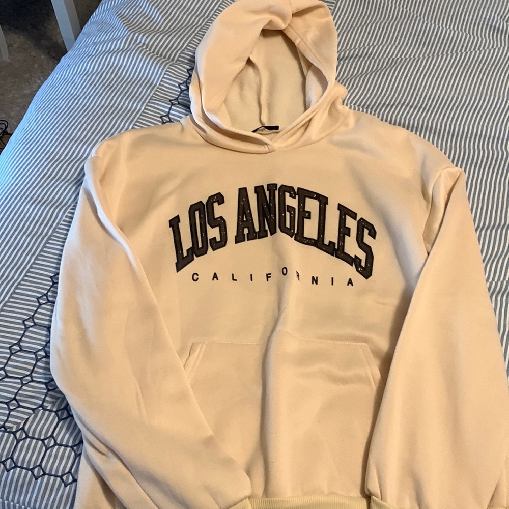 Large, beige shein hoodie